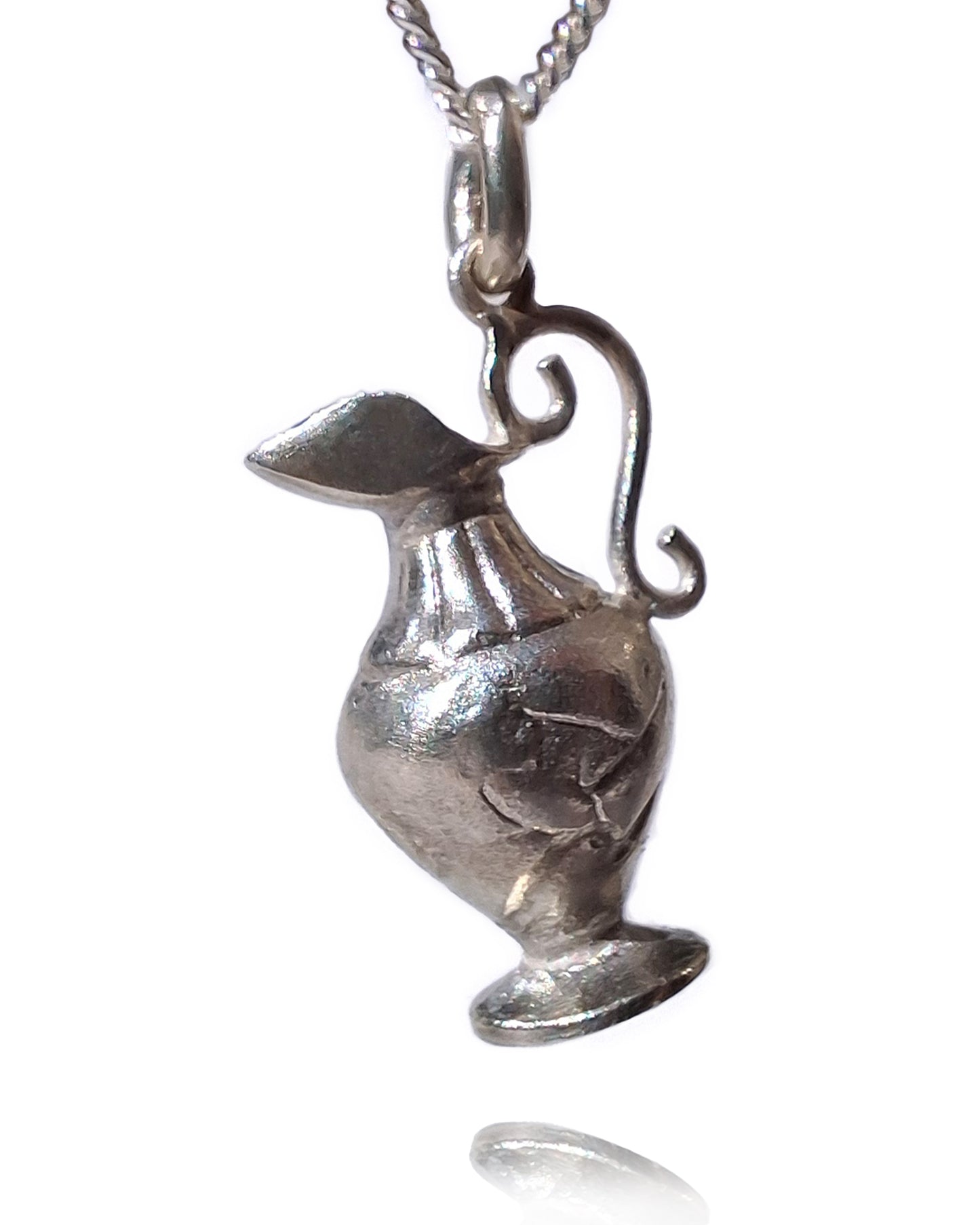 Fine Chain Necklace - Classical Pitcher Pendant