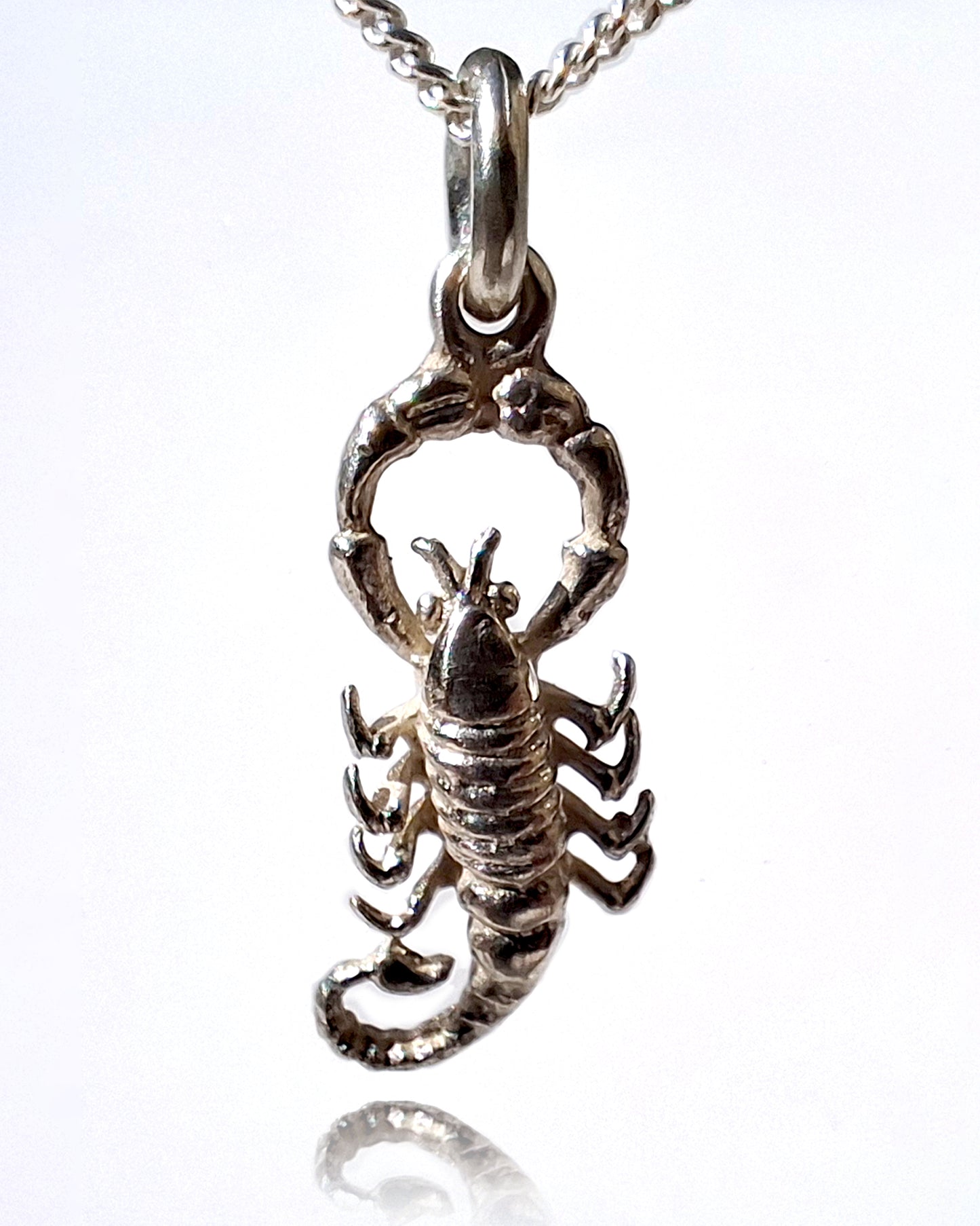 Fine Chain Necklace - Scorpion Pendant