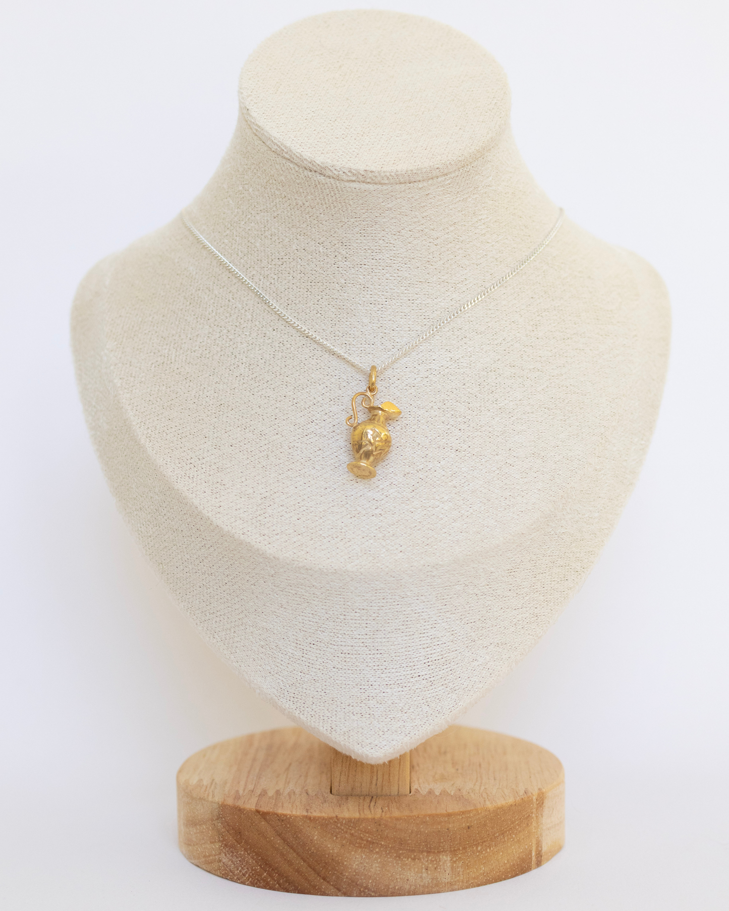 Fine Chain Necklace - Classical Pitcher Pendant