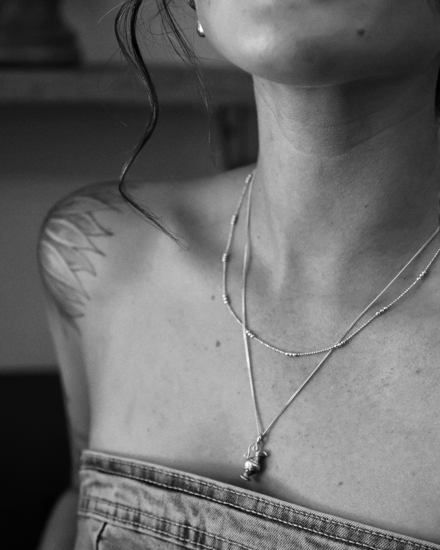 Fine Chain Necklace - Classical Pitcher Pendant